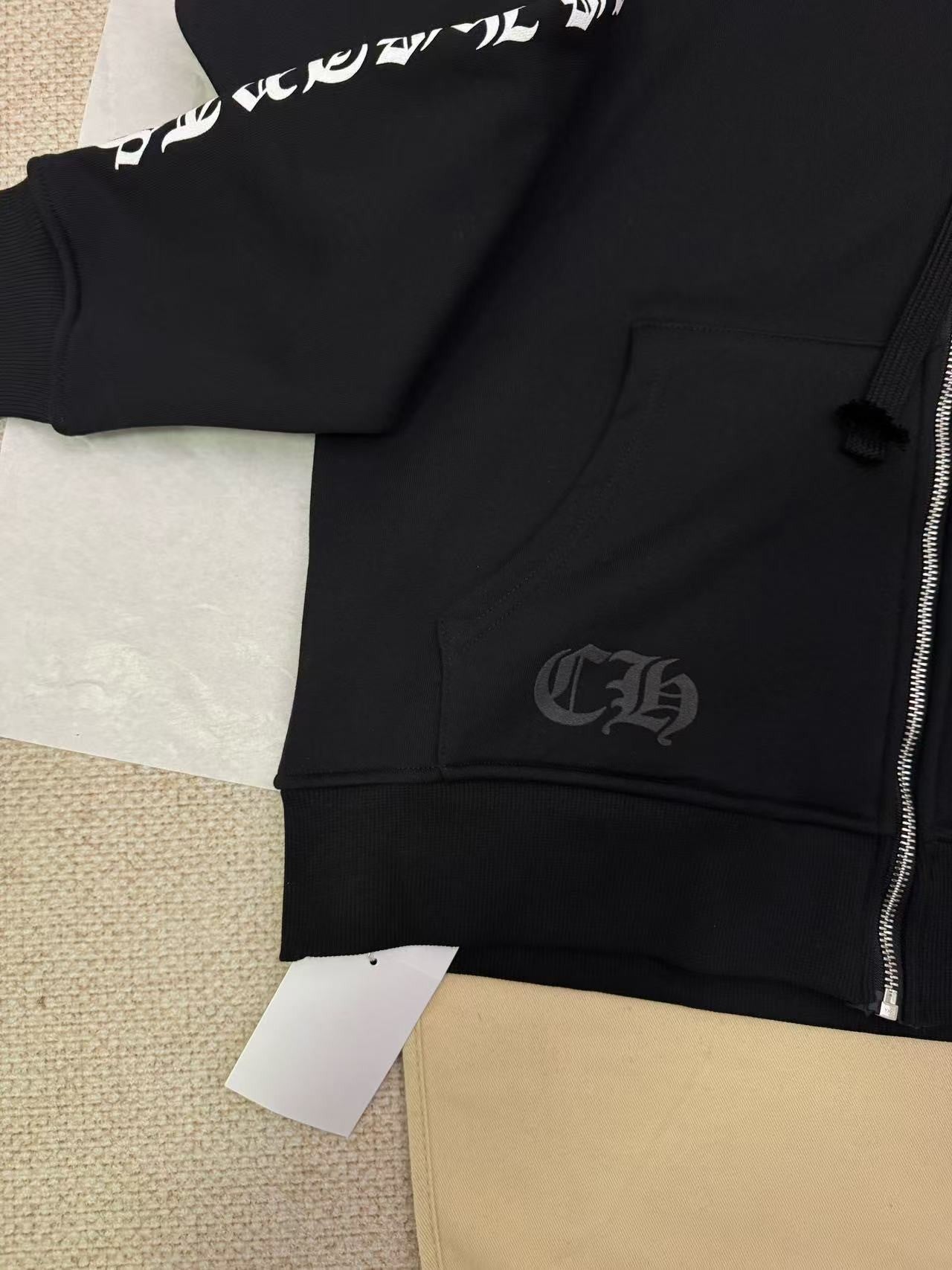 Chrome Heart Fleur Zip Hoodie