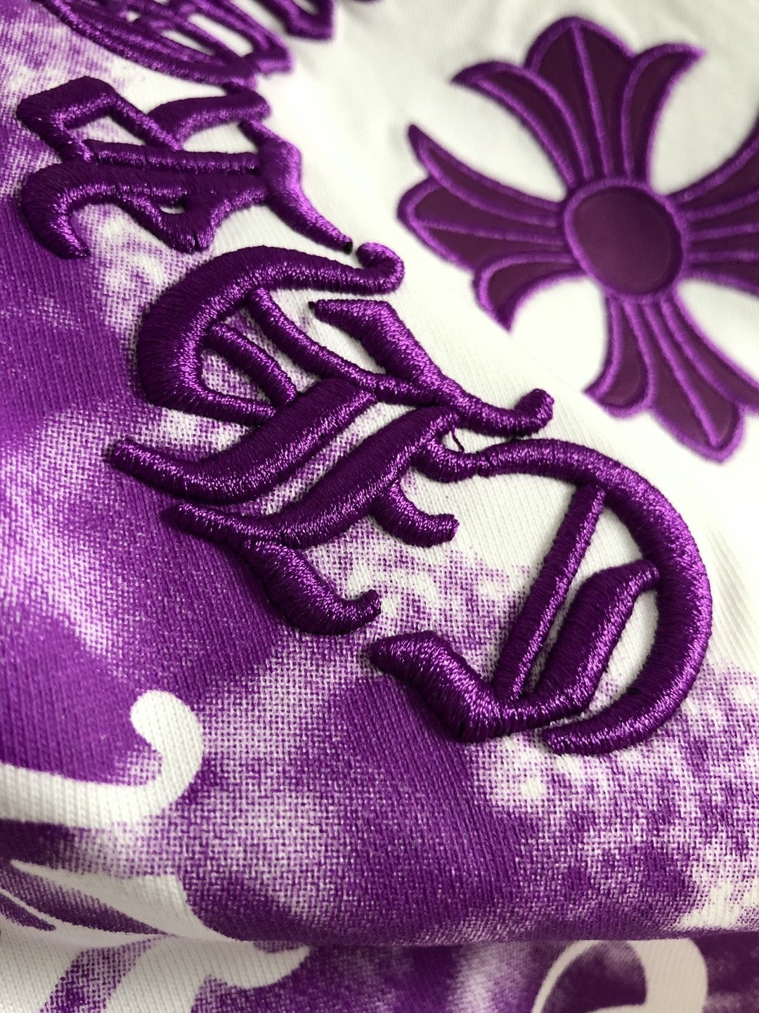 Chrome Heart Purple Horseshoe Tee