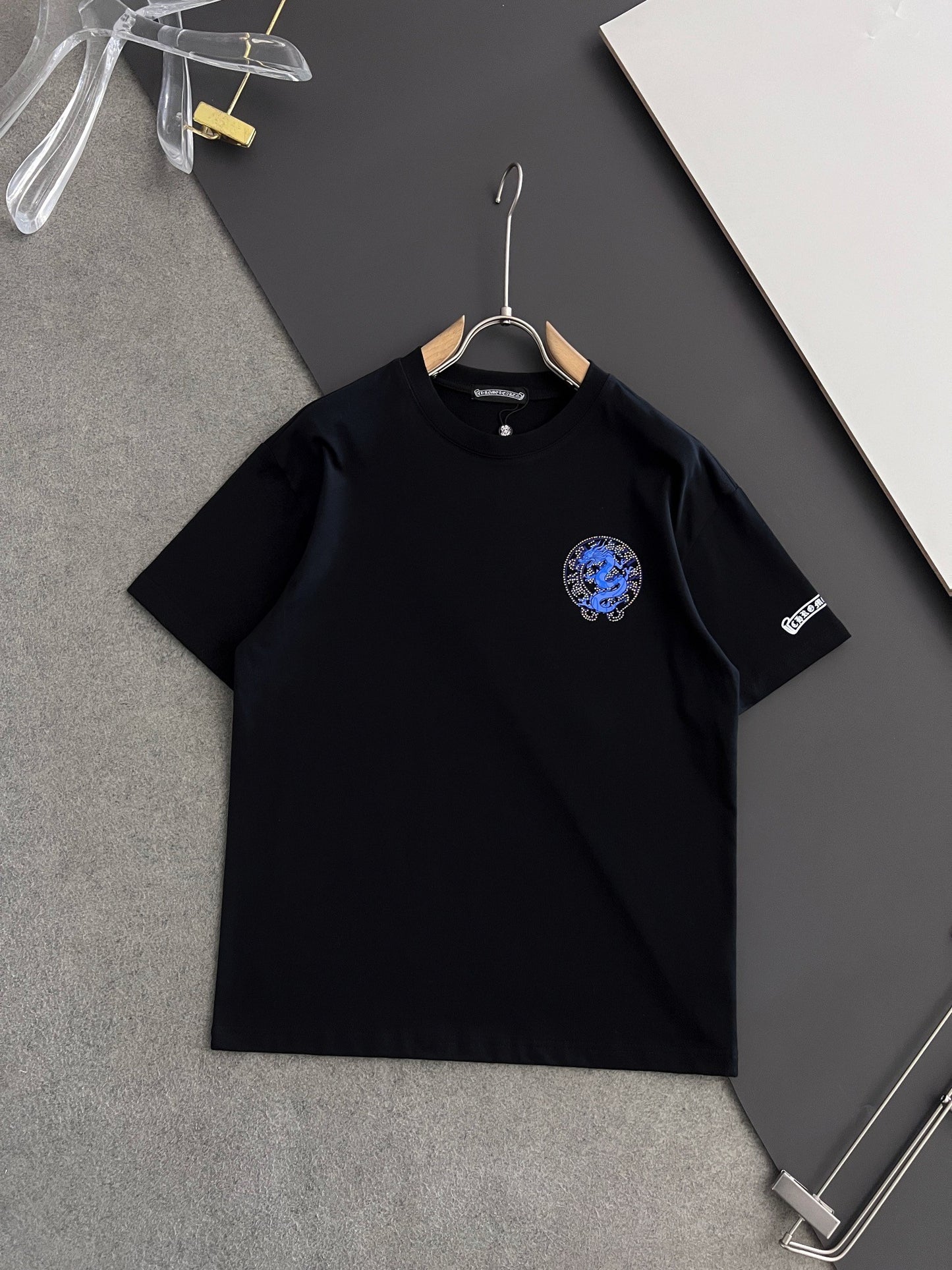 Chrome Heart Dragon Horseshoe Tee
