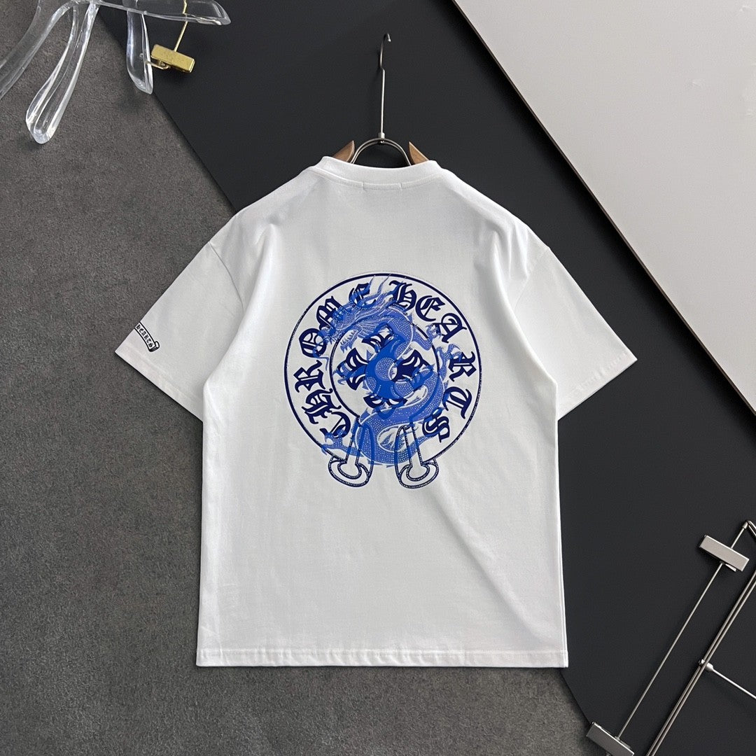 Chrome Heart Dragon Horseshoe Tee
