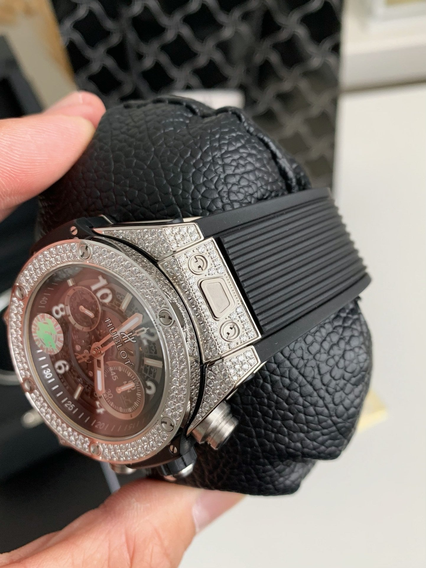 Hublot Big Bang Unico Titanium Pave