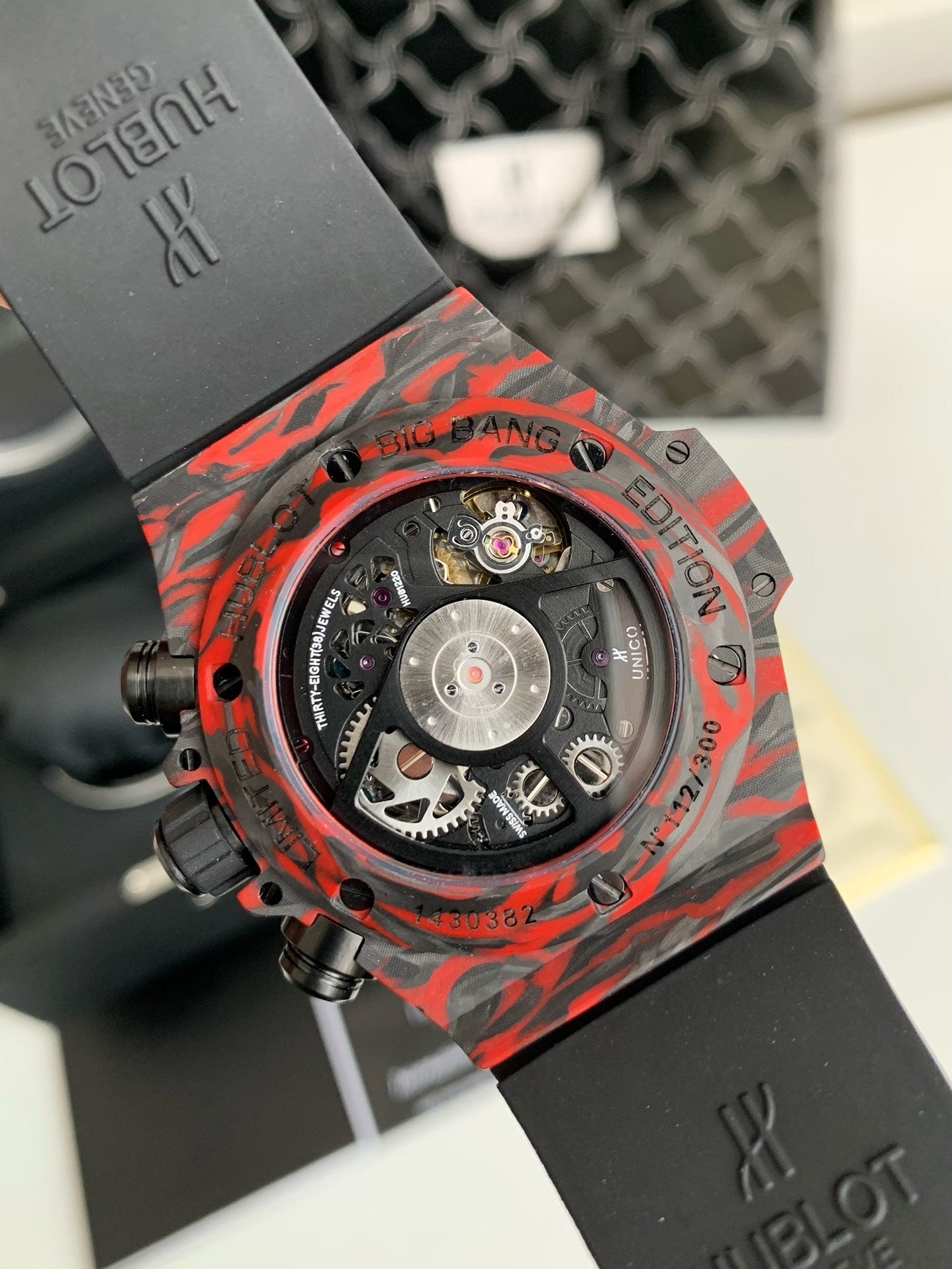 Hublot Big Bang Unico Carbon Alex Ovechkin Red Watch