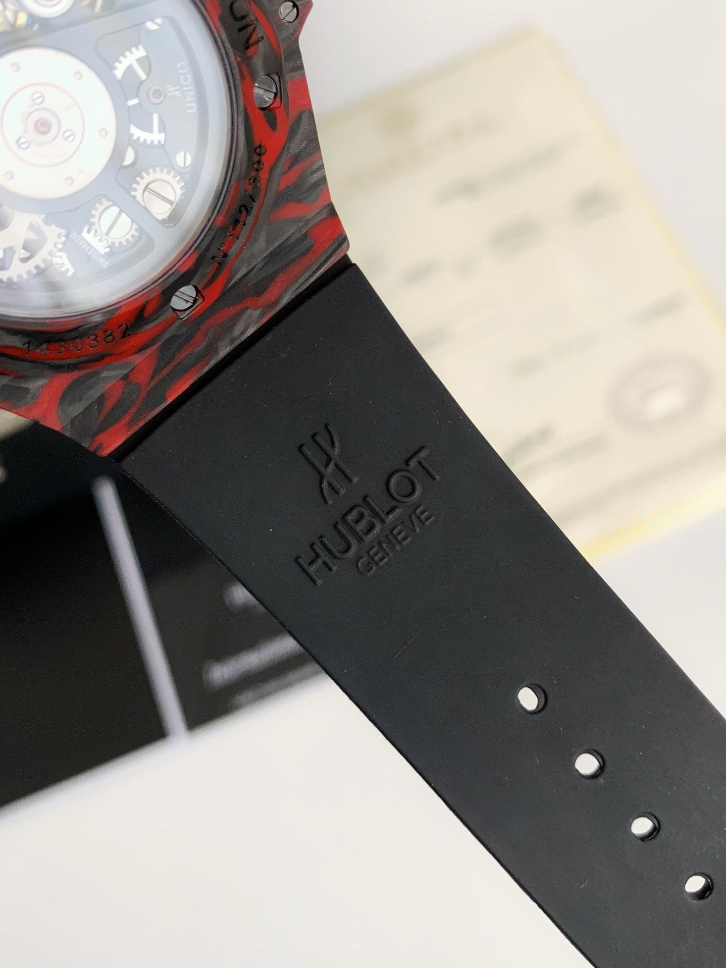 Hublot Big Bang Unico Carbon Alex Ovechkin Red Watch