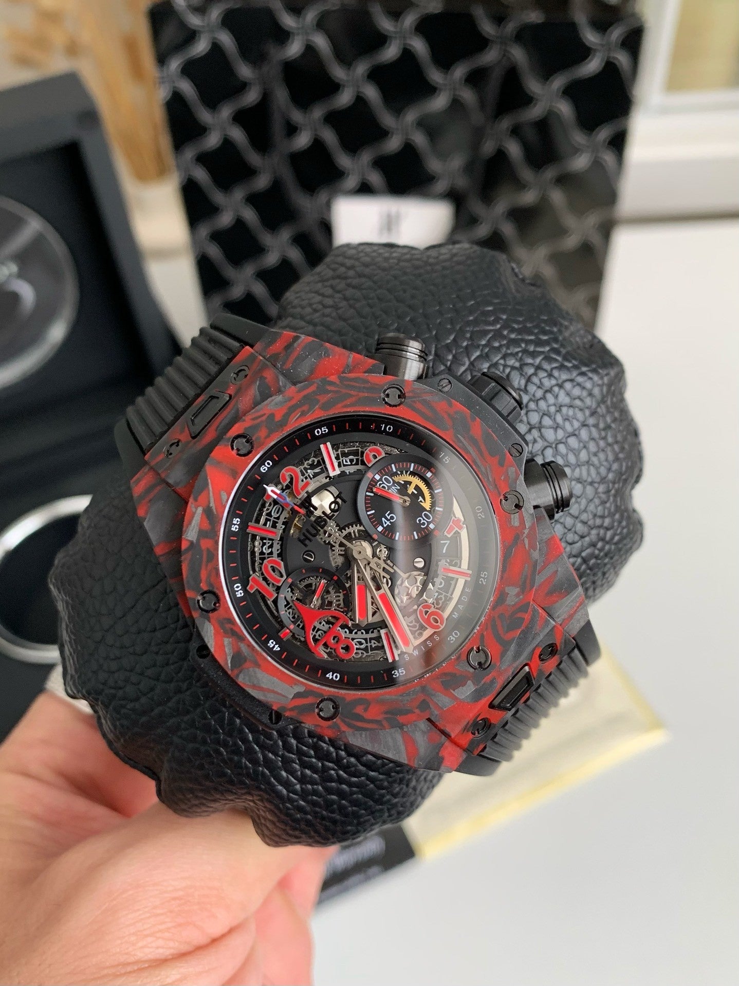 Hublot Big Bang Unico Carbon Alex Ovechkin Red Watch