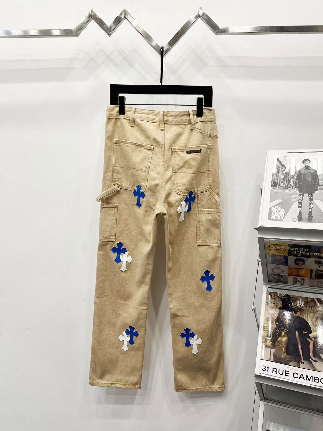 Chrome Heart Cross Carpenter Pants