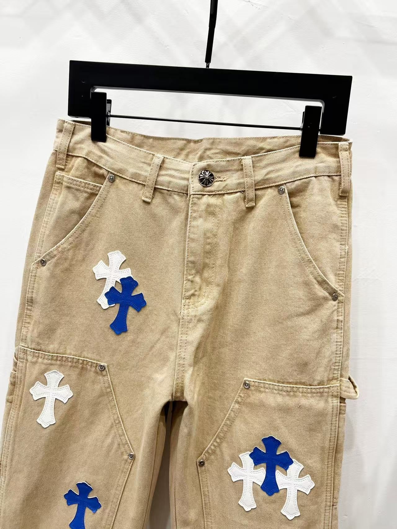 Chrome Heart Cross Carpenter Pants