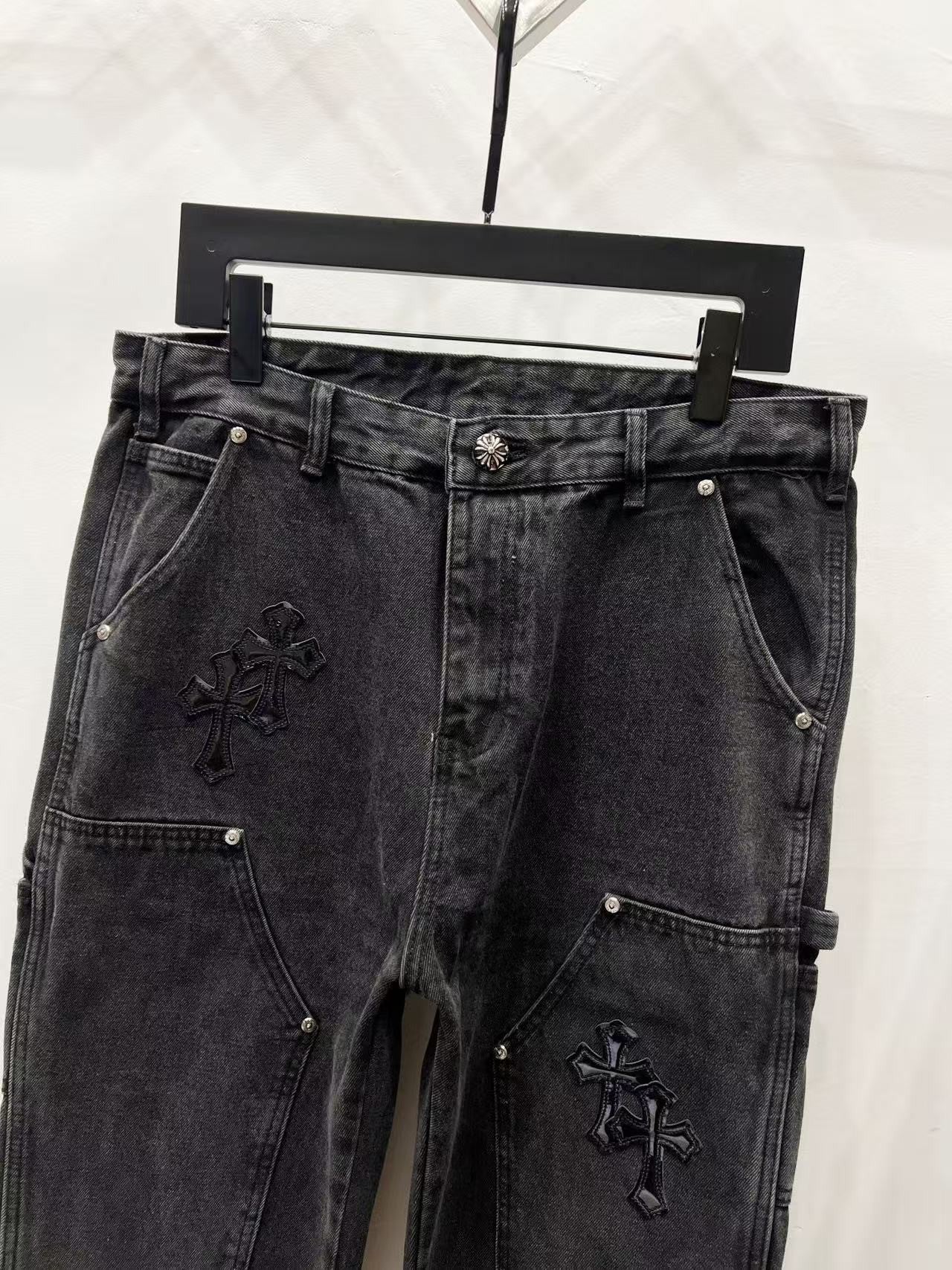 Chrome Heart Cross Carpenter Pants