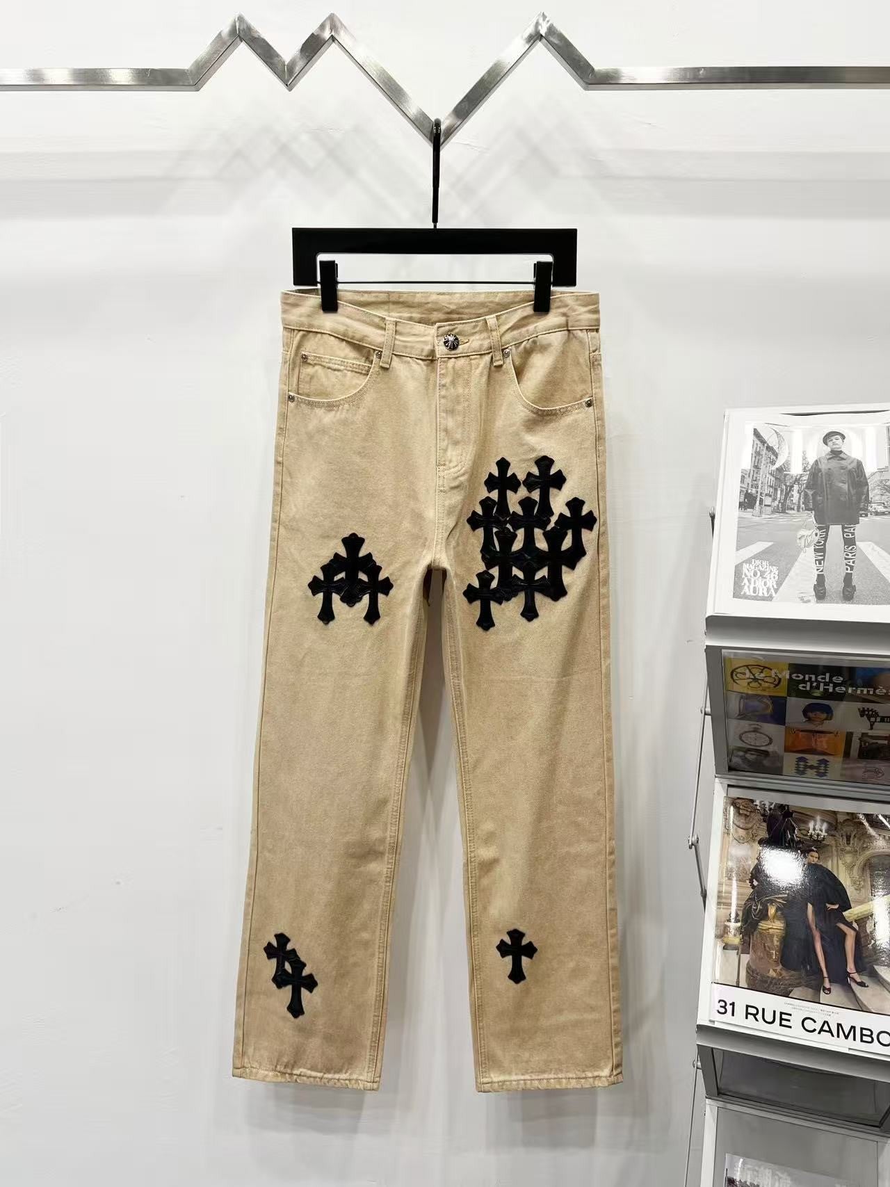 Chrome Heart  Cross Jeans
