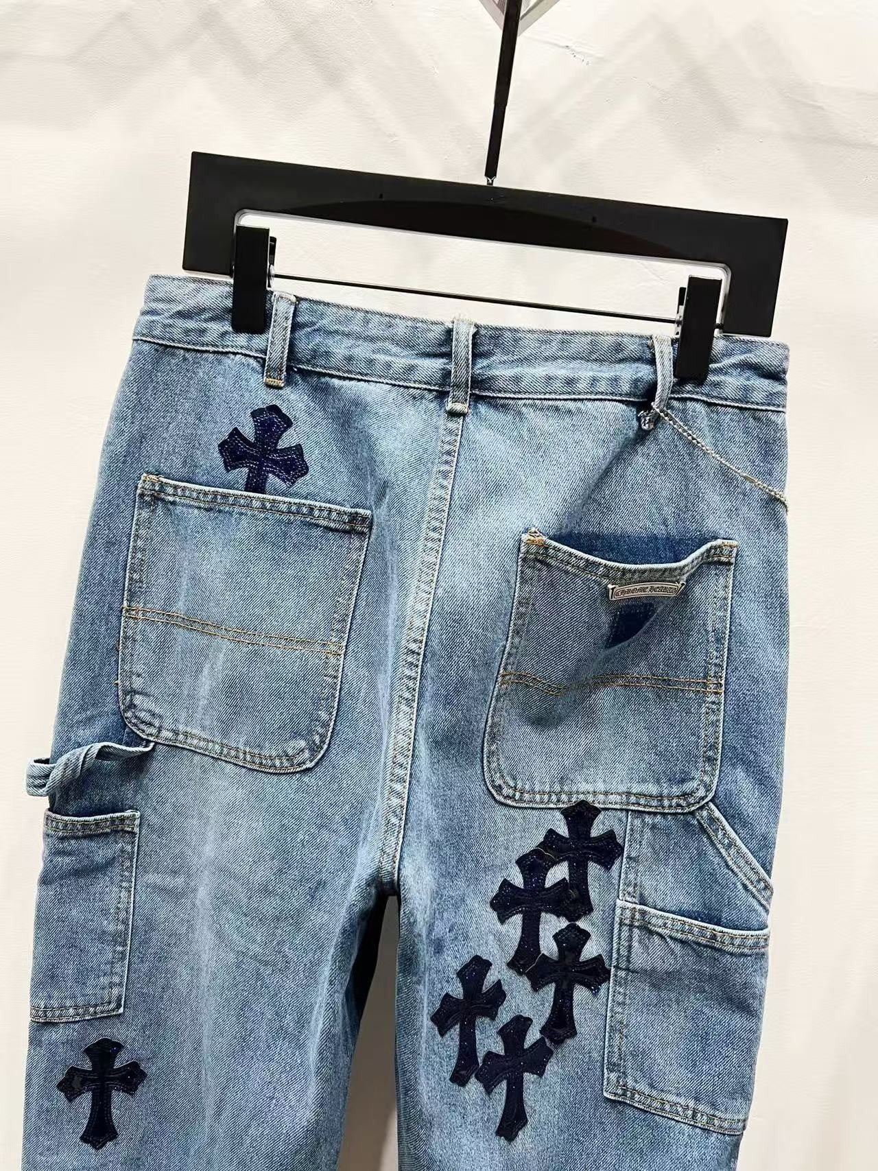 Chrome Heart Cross Carpenter Pants