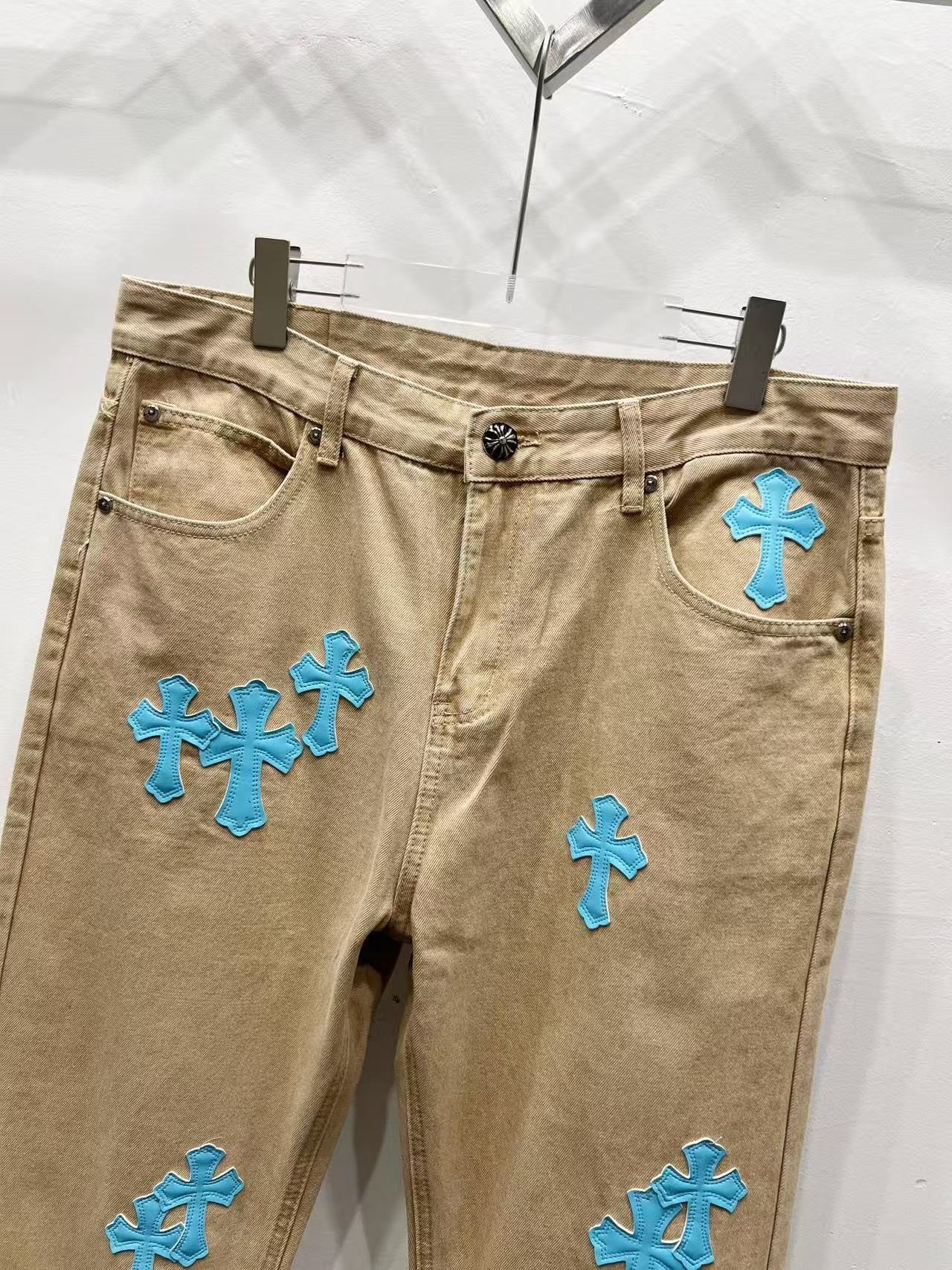 Chrome Heart Cross Jeans