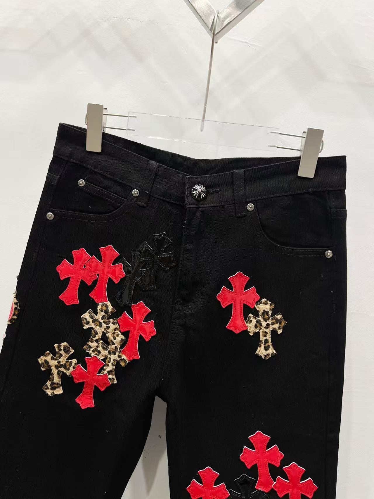 Chrome Heart St. Barth Cross Jeans