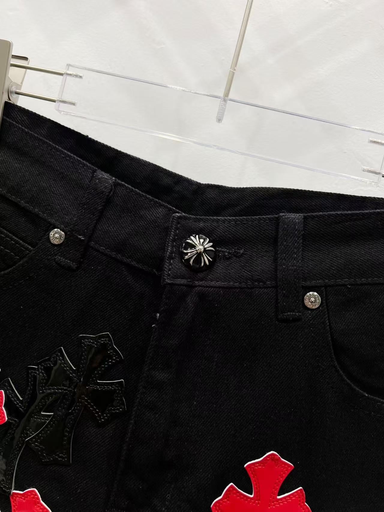 Chrome Heart St. Barth Cross Jeans