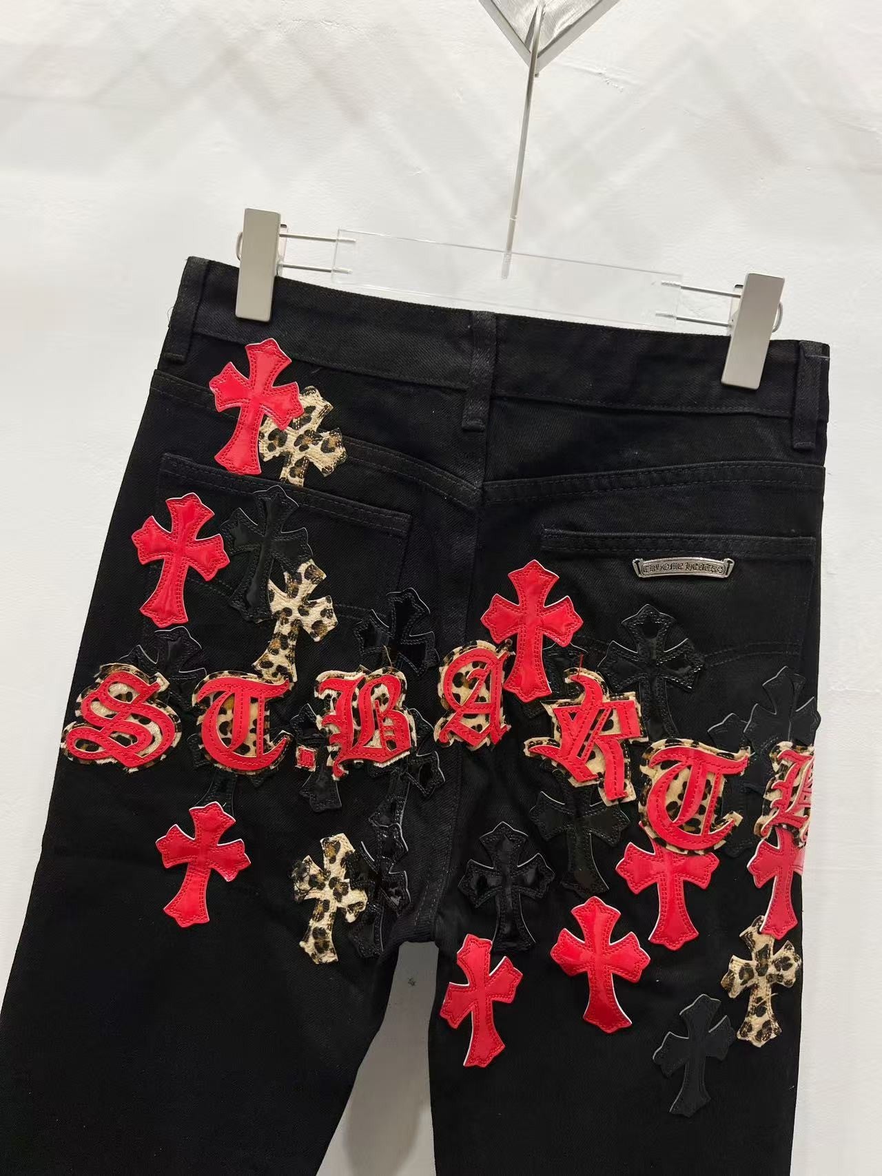 Chrome Heart St. Barth Cross Jeans