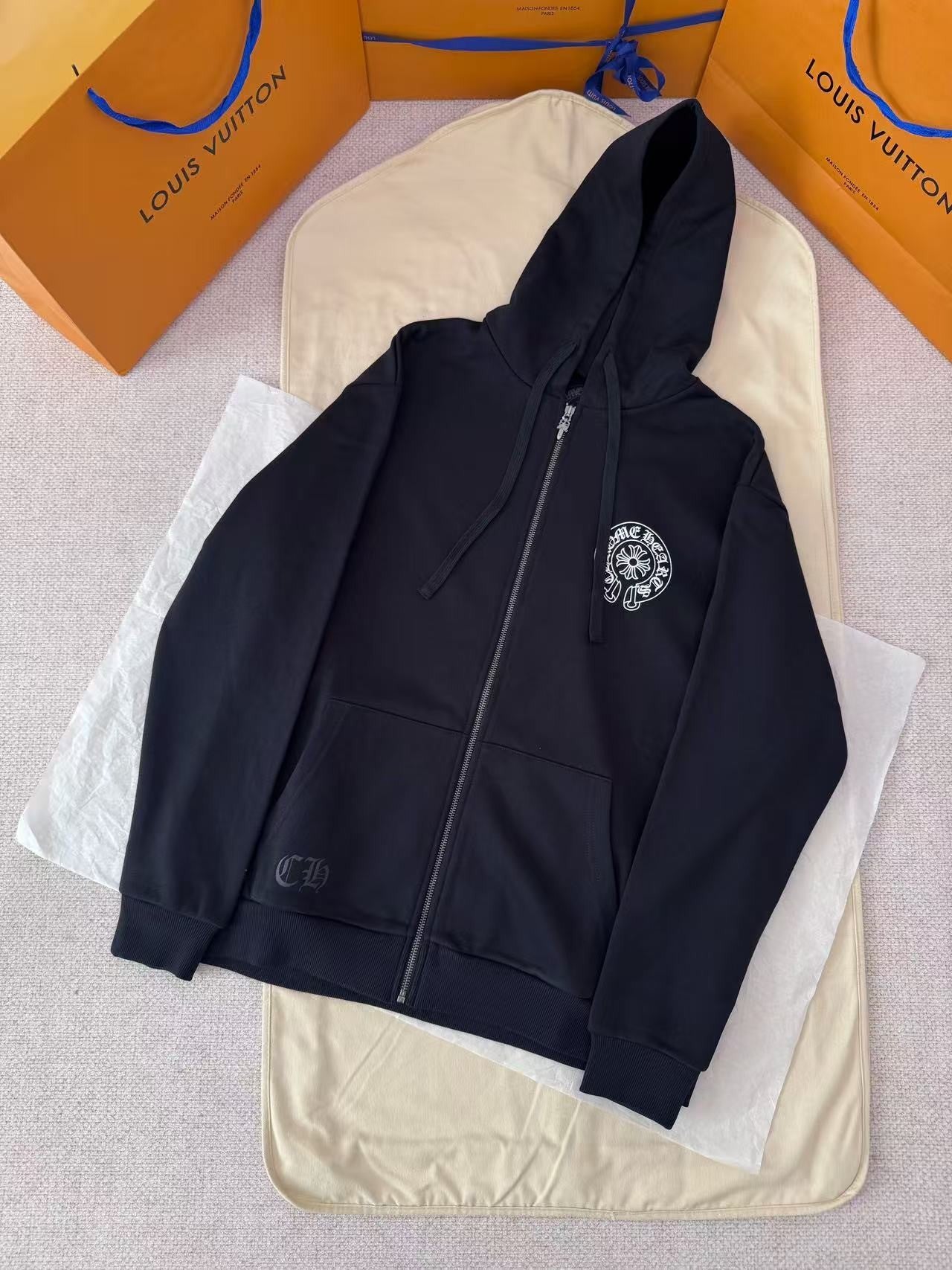 Chrome Heart New York Zip Hoodie