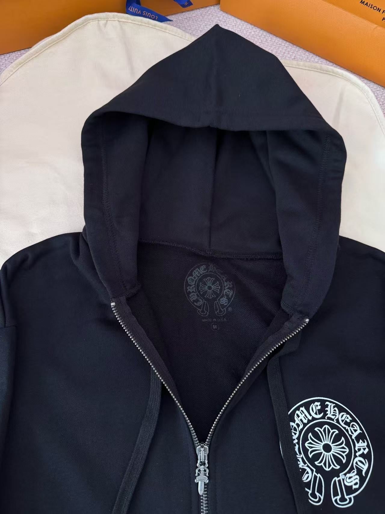 Chrome Heart New York Zip Hoodie