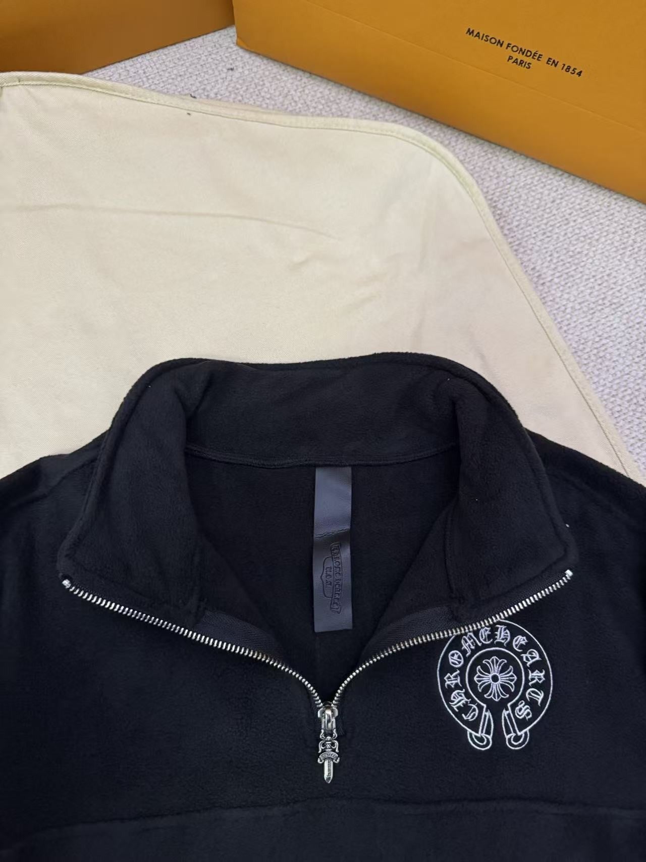 Chrome Heart Quarter-Zip Fleece