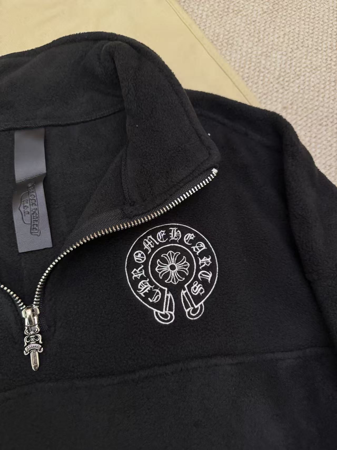 Chrome Heart Quarter-Zip Fleece