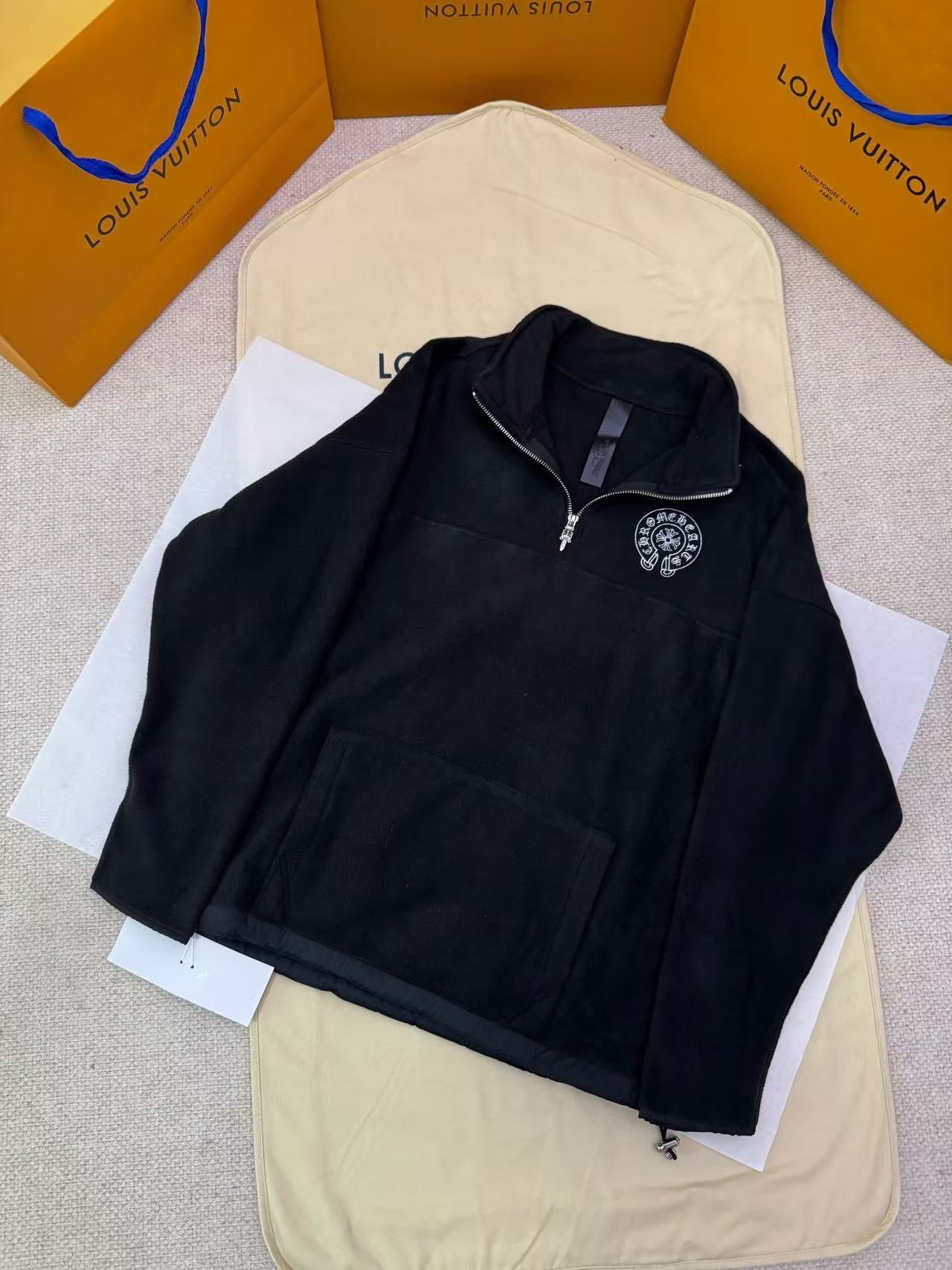 Chrome Heart Quarter-Zip Fleece