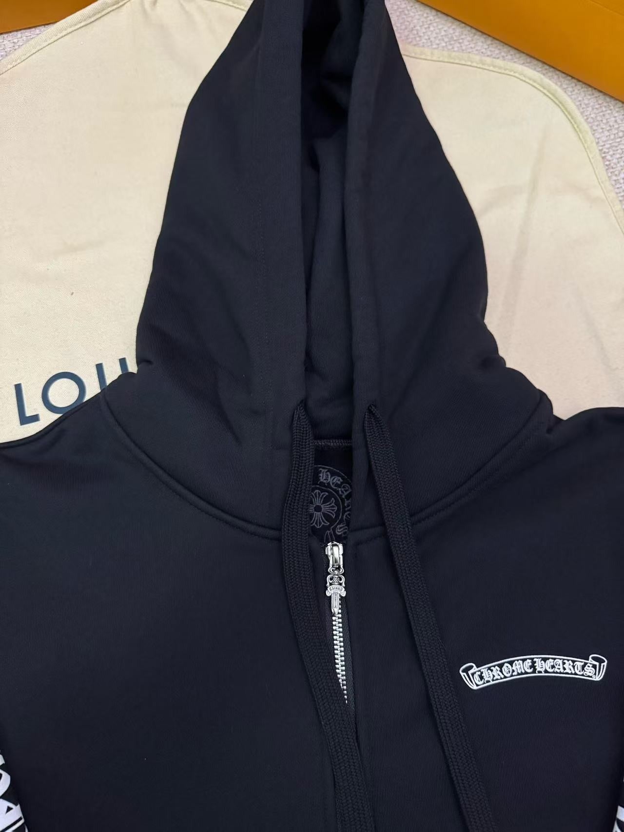 Chrome Heart Fleur Zip Hoodie