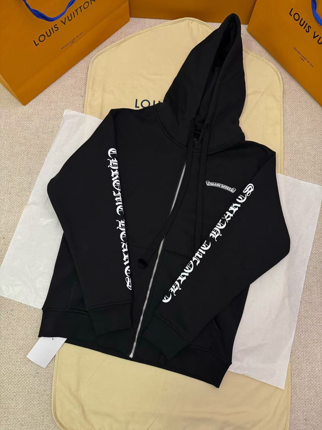 Chrome Heart Fleur Zip Hoodie