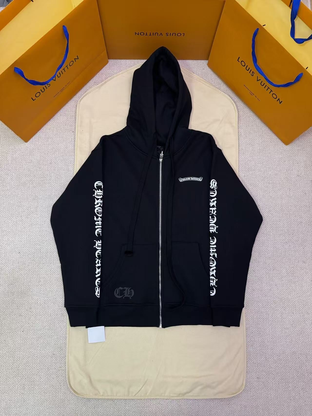 Chrome Heart Fleur Zip Hoodie
