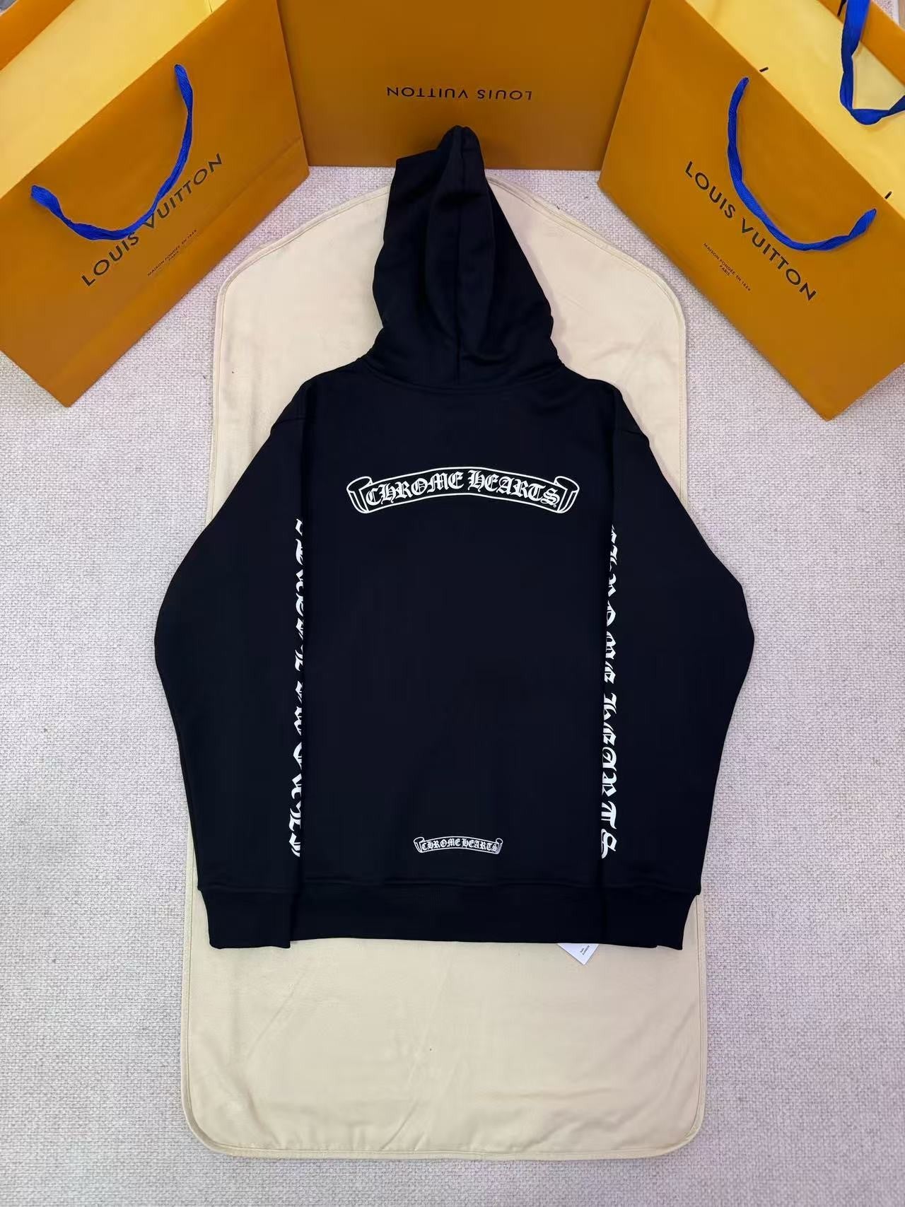 Chrome Heart Fleur Zip Hoodie