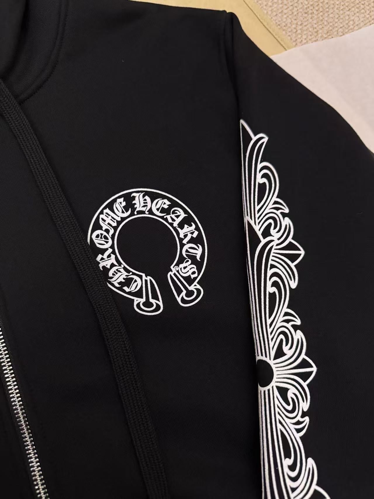 Chrome Heart Filigree Zip Hoodie