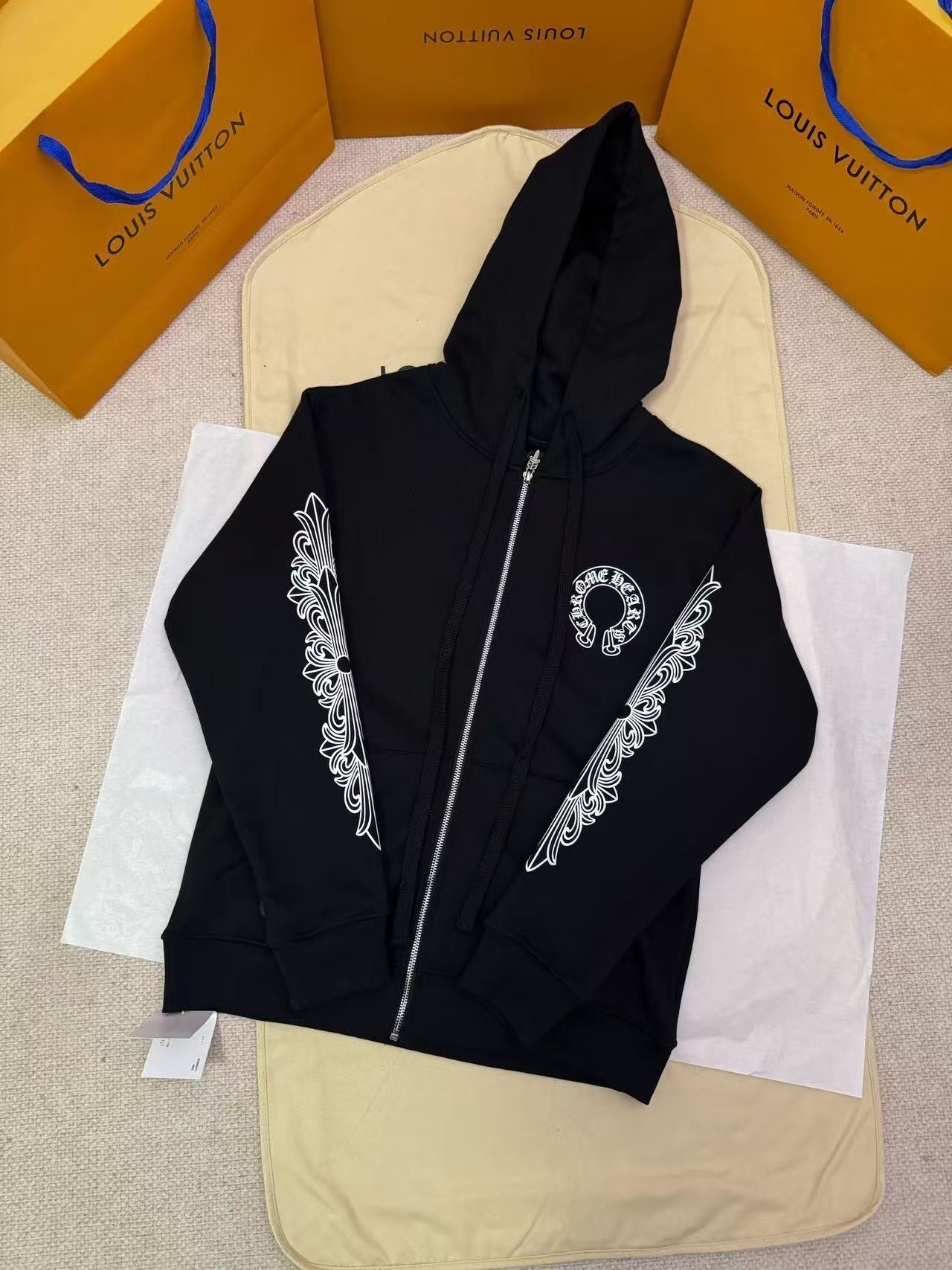 Chrome Heart Filigree Zip Hoodie