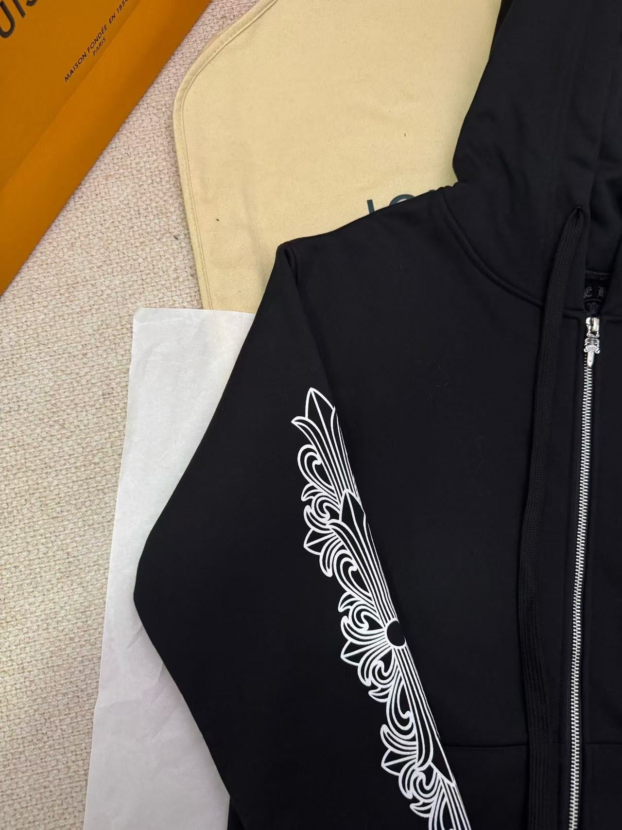 Chrome Heart Filigree Zip Hoodie