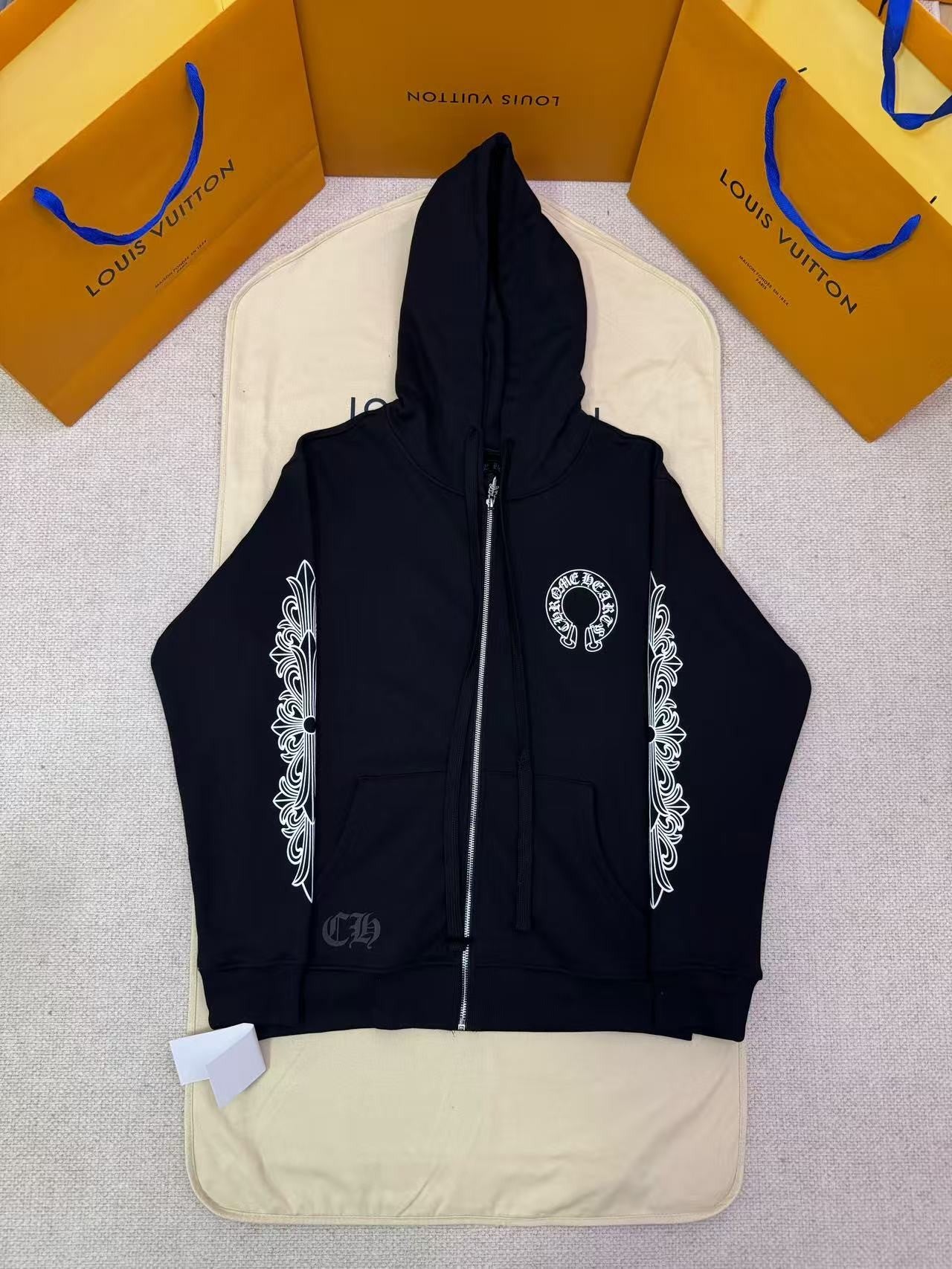 Chrome Heart Filigree Zip Hoodie