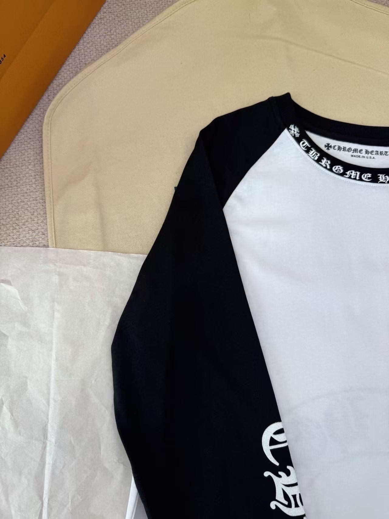 Chrome Heart Raglan Horseshoe Long Sleeve