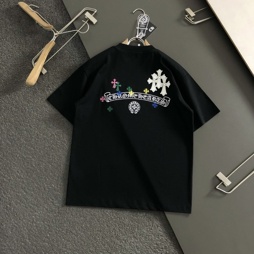 Chrome Heart Multi-Cross Banner Tee