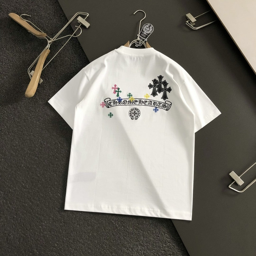 Chrome Heart Multi-Cross Banner Tee