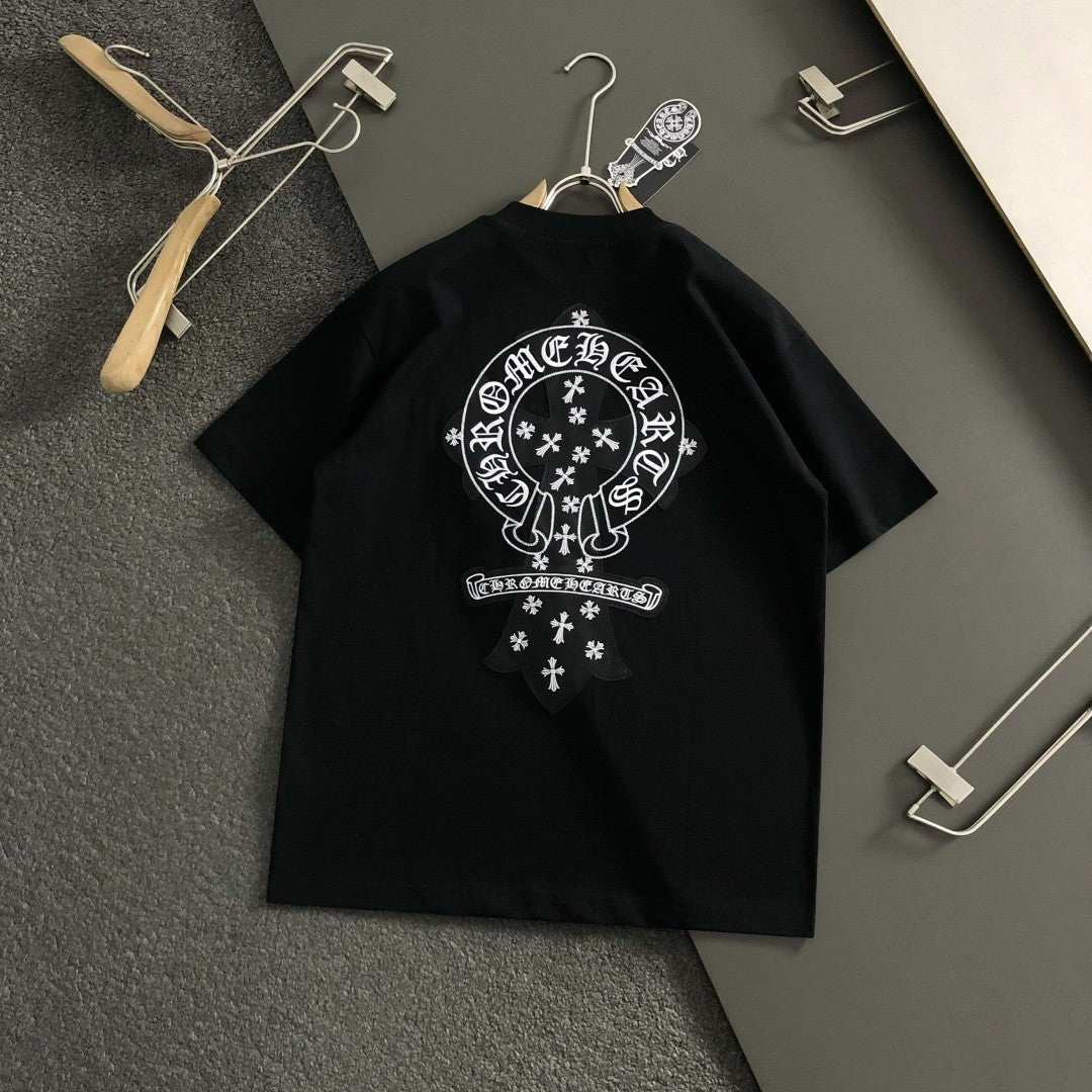 Chrome Heart Cross Print Tee