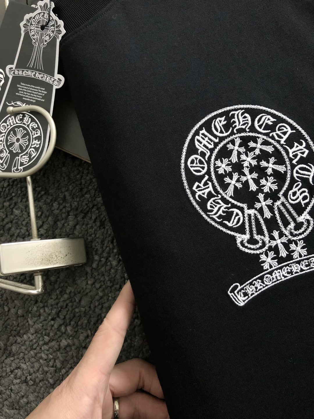 Chrome Heart Cross Print Tee
