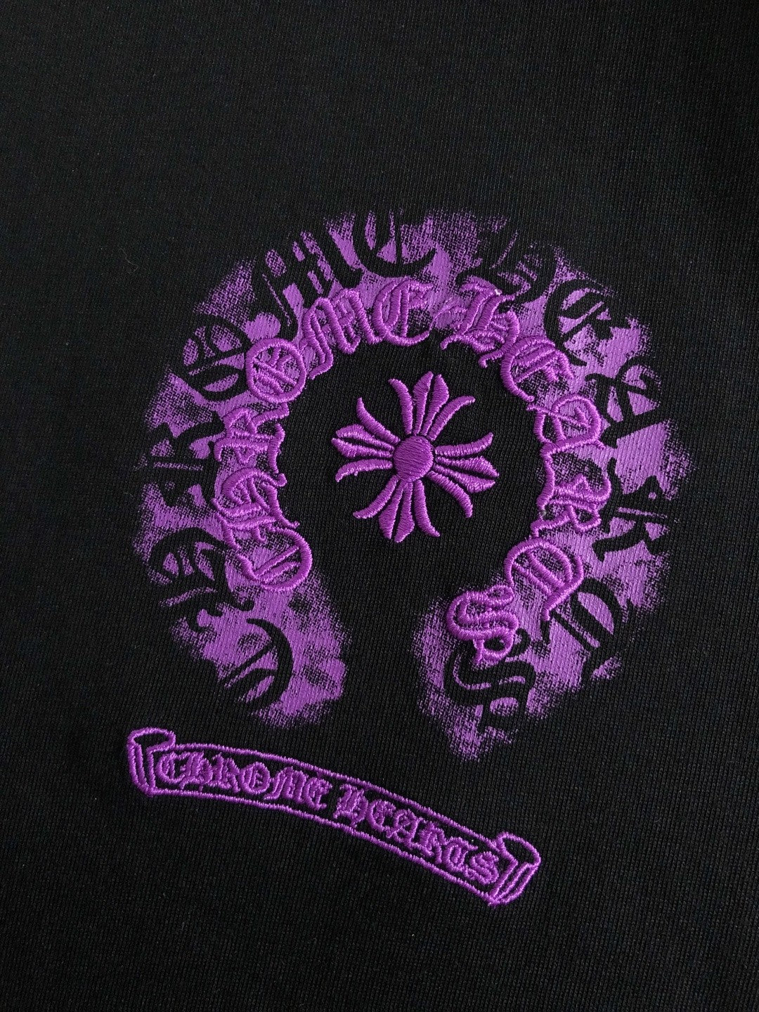 Chrome Heart Purple Horseshoe Tee