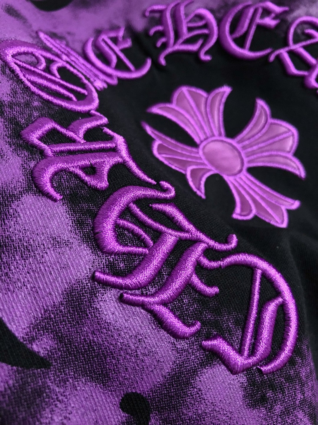 Chrome Heart Purple Horseshoe Tee
