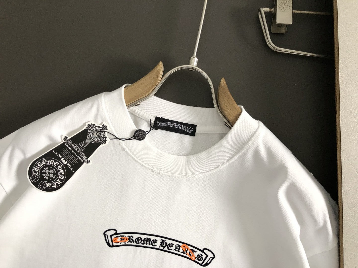 Chrome Heart Chain Horseshoe Tee