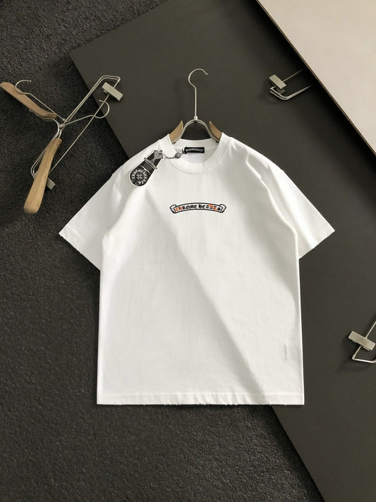 Chrome Heart Chain Horseshoe Tee