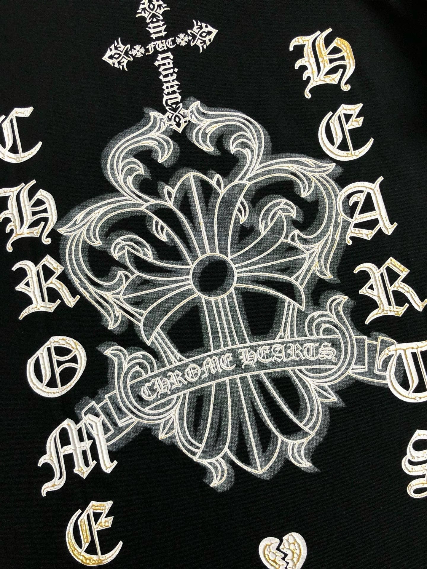 Chrome Heart  Cross & Dagger Tee