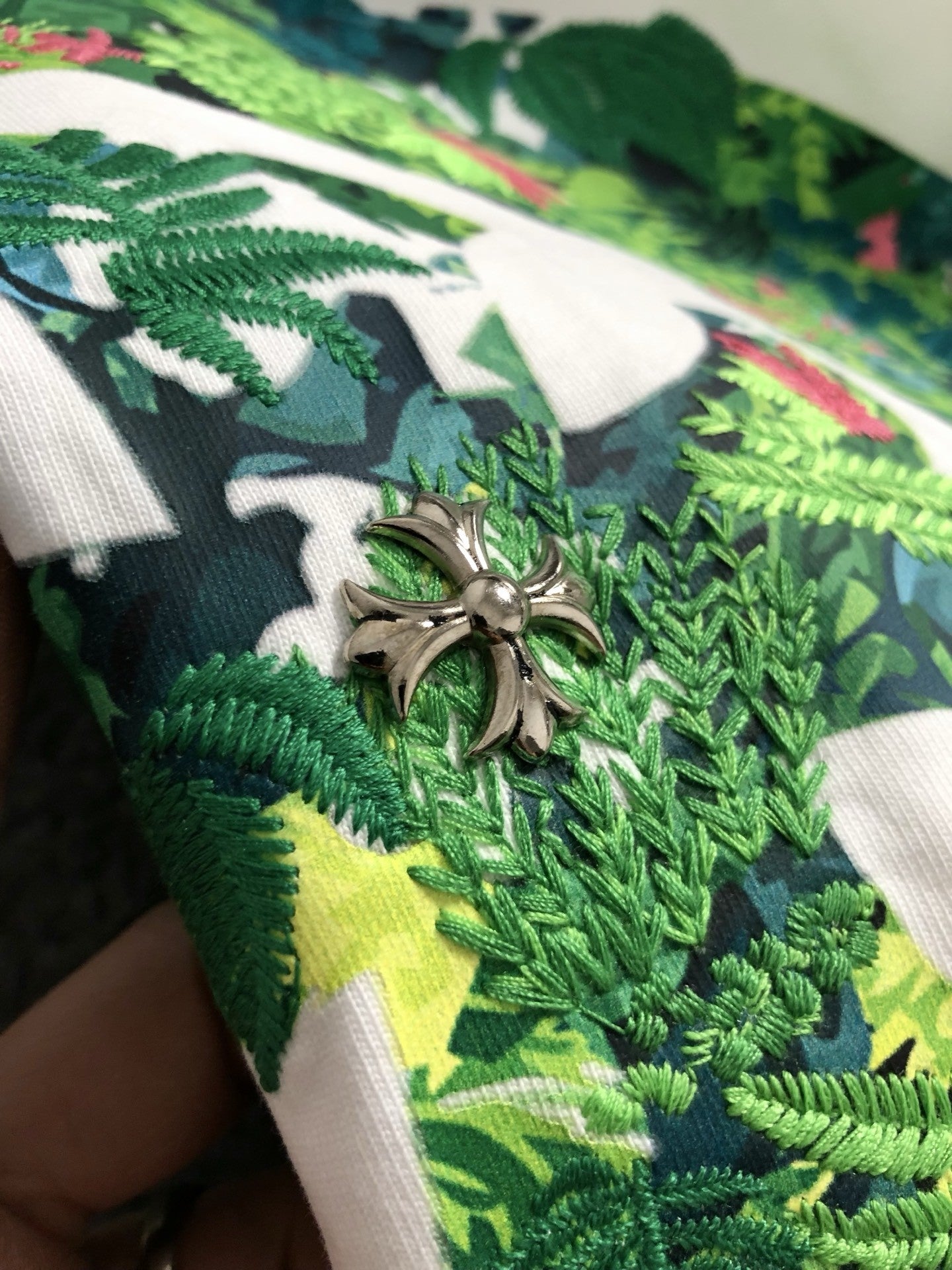 Chrome Heart Botanical Horseshoe Tee
