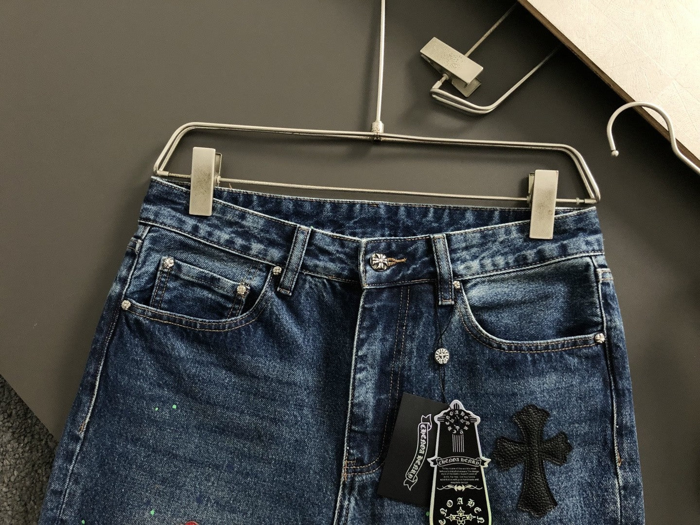 Chrome Heart Cross Jeans