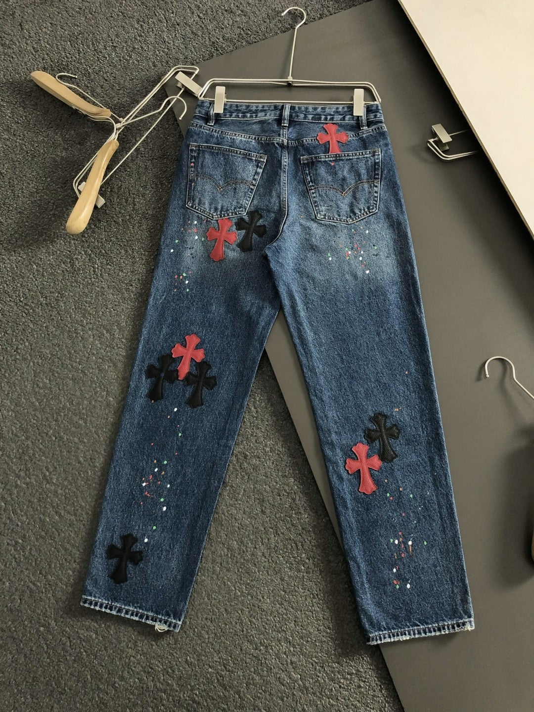 Chrome Heart Cross Jeans